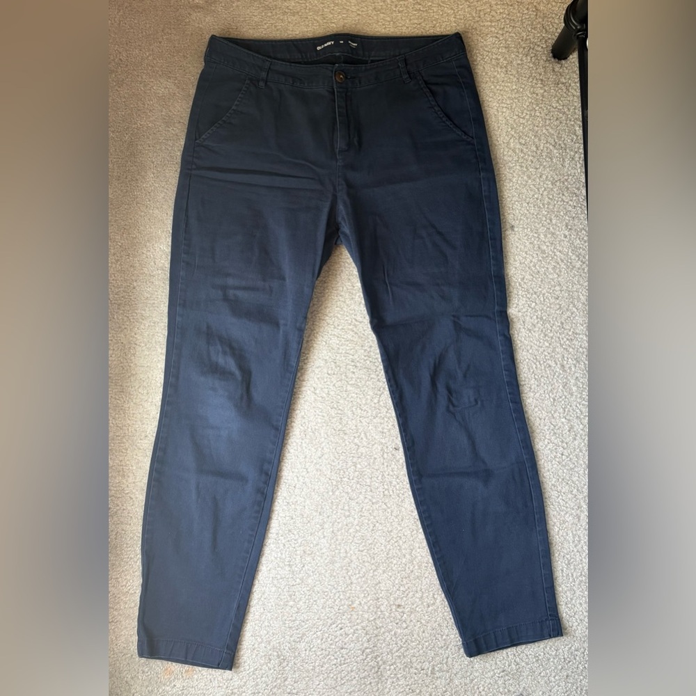 Women’s Navy Blue Chinos
